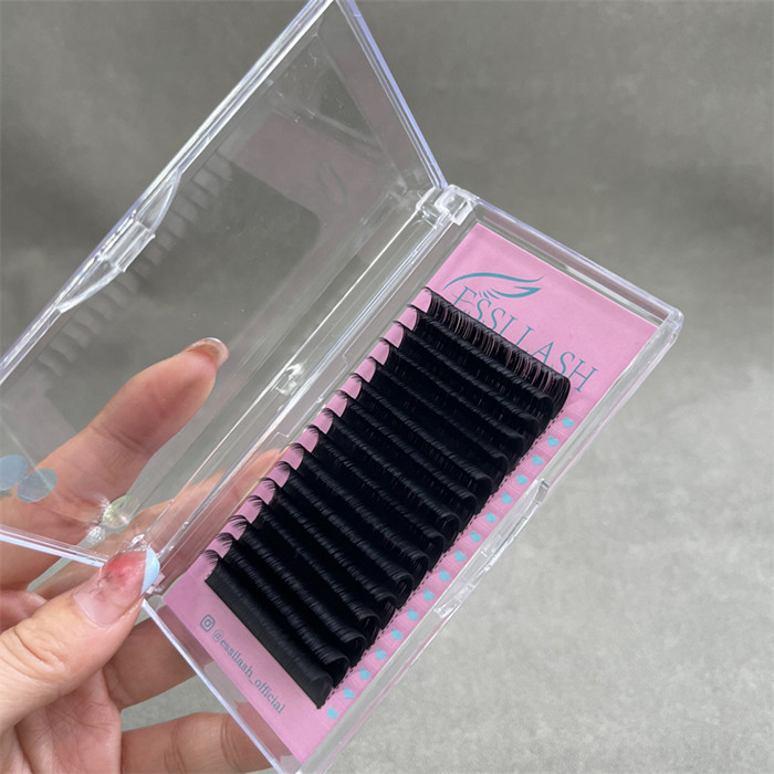 New Arrival Ellipse Flat Lashes Extensions Split Tips More Fluffy and Voluminous