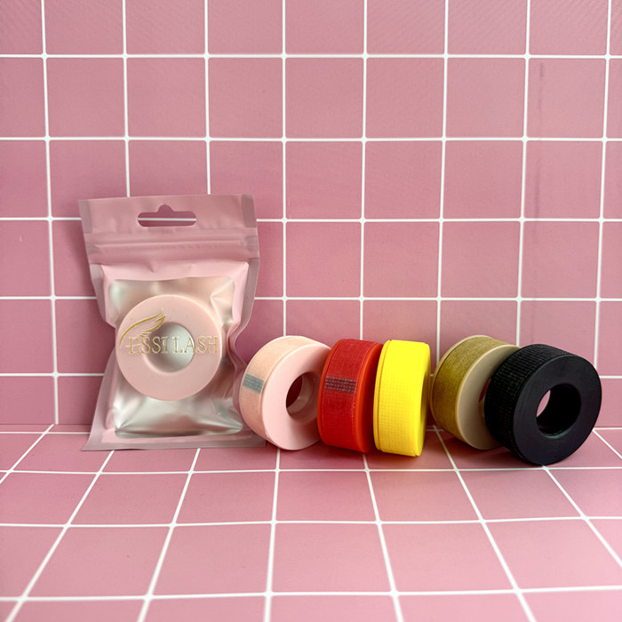 Sensitive Skin Colorful Eyelash Tape Silicone Gel Non-woven Breathable Isolation Tape